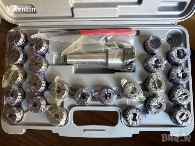 Комплект Цанги ER40 с държач морз 4 и ключ