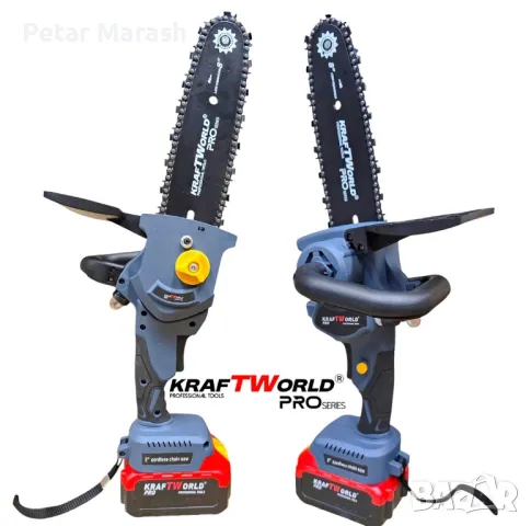 Акумулаторна Резачка KraftWorld 8″ с Автоматично Омасляване и Безчетков Мотор, снимка 5 - Други инструменти - 50358379