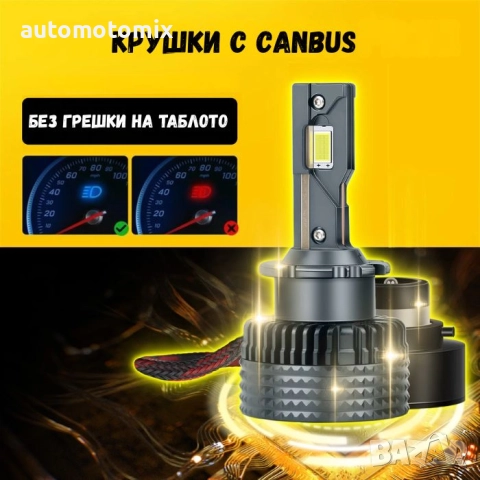 Крушки Диодни за Фар D2S, D2R, D2C, 2броя, CAMBUS - 282503, снимка 8 - Аксесоари и консумативи - 52016299
