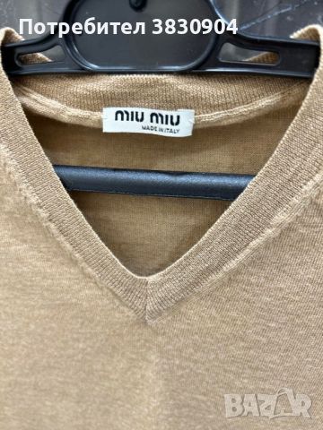 Пуловер, MIU MIU, IT 40 , снимка 1 - Блузи с дълъг ръкав и пуловери - 45257113