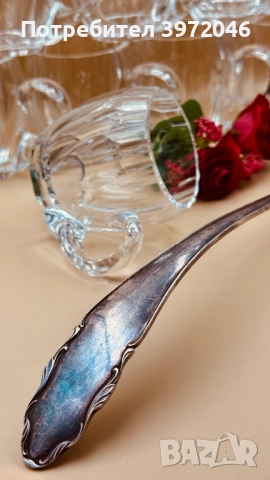 Антикварна кристална купа /1920-35 / , снимка 10 - Антикварни и старинни предмети - 51946253