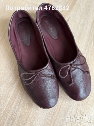 Балеринки кожа р.40 бургунди