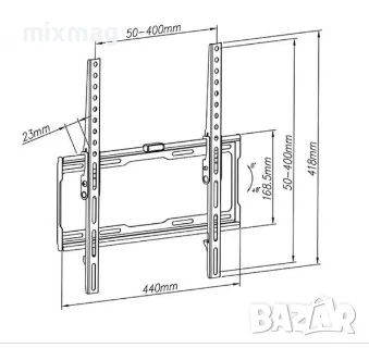 Стойка/поставка BL-76-861 с регулиране за LED телевизор 32-55" 35kg, снимка 2 - Стойки, 3D очила, аксесоари - 48293084