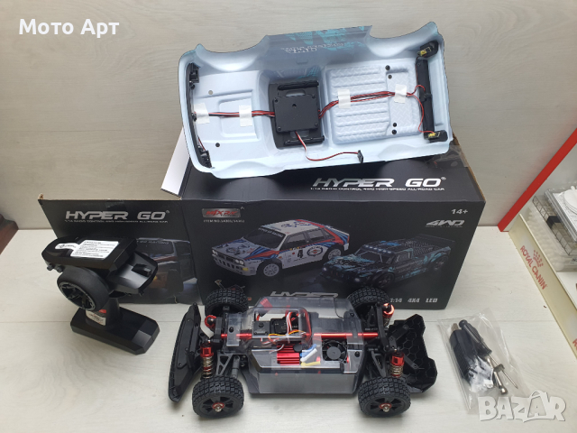 RC Дрифт Количка MJX 14301 60KM/H Brushless RC Car 4WD - Drift Car, снимка 2 - Други спортове - 45025402