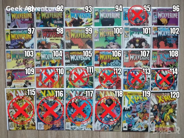 Comic Books - Batman, Wolverine, Spawn, Hulk, X-Men, Punisher, Marvel, снимка 5 - Списания и комикси - 48013618