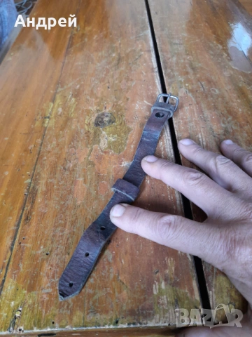 Стара кожена каишка, снимка 4 - Други ценни предмети - 53286224