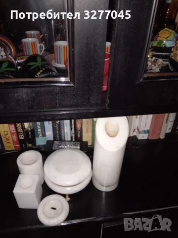 Мраморен комплект, снимка 2 - Декорация за дома - 52668549