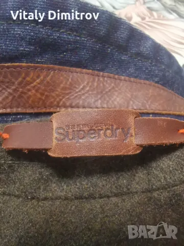 Мъжко вълнено палто Superdry,модел MS5JY002 – размер S, снимка 5 - Палта - 49082654