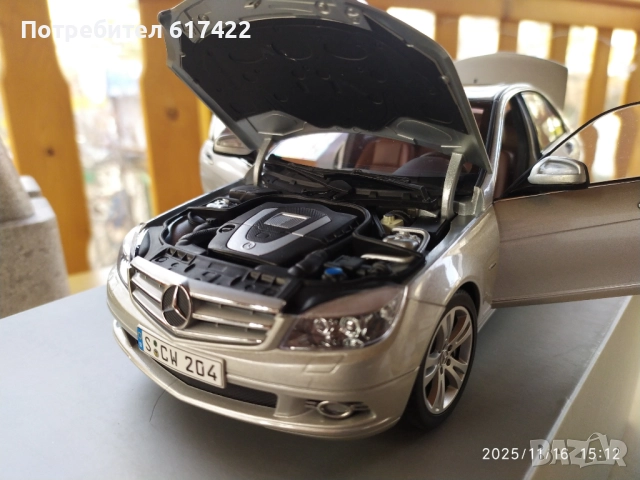 1:18 Autoart - Mercedes C-Class W204 Avantgarde, снимка 9 - Колекции - 52432712