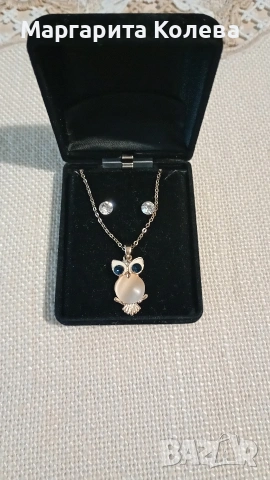 Комплект колие с обеци 