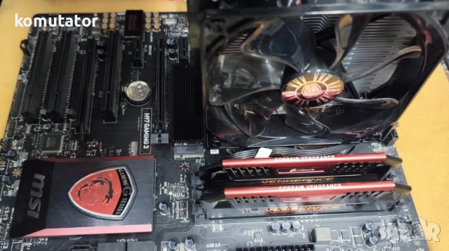 дънна платка MSI H97 Gaming 3,socket 1150+CoolerMaster, снимка 2 - Дънни платки - 52968660