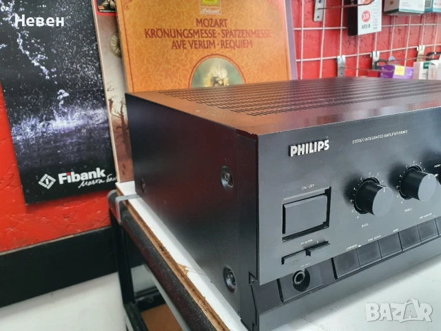 Усилвател Philips FA-960, снимка 6 - Ресийвъри, усилватели, смесителни пултове - 51071362