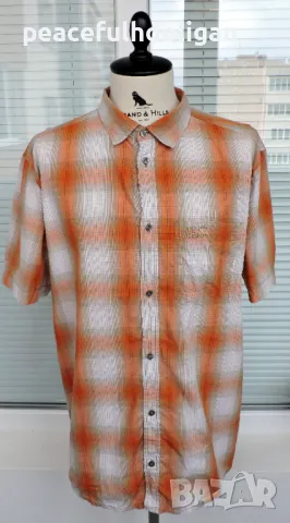 Jack Wolfskin  Outdoor - мъжка карирана риза за спорт туризъм и планина размер XL 