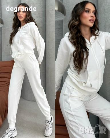 Дамски екипи Guess бял и бежав 