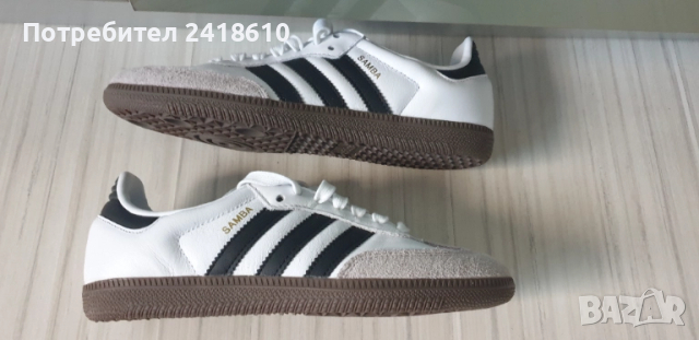 Adidas Samba Leather Sneakers Unisex Size 37 1/2/ 23см  НОВО! ОРИГИНАЛ! Унисекс кецове!, снимка 7 - Кецове - 52335503