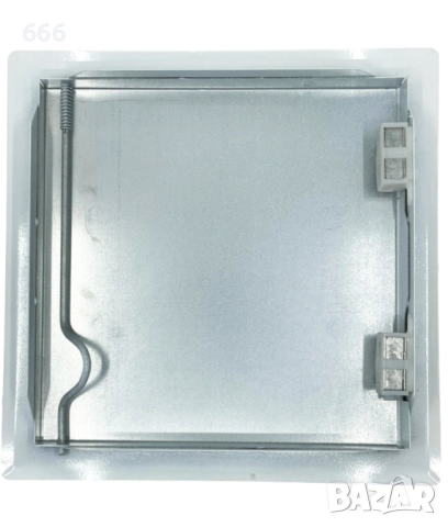 Ревизионна врата/панел за достъп, бяла листова стомана с пружинен заключващ механизъм, снимка 2 - Други - 52617770