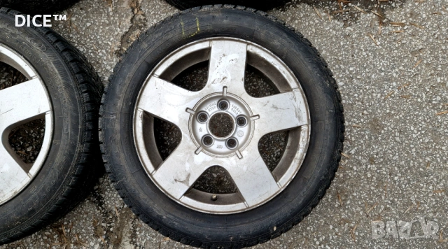 VW Polo 15 5х100 лети джанти Фолксваген Поло 5x100. 185/60/15, снимка 4 - Гуми и джанти - 53452123