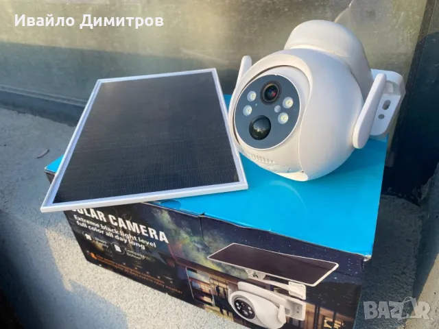 Соларна камера водоустойчива с WiFi и 6mpx Z517 iCSee със SIM, снимка 4 - HD камери - 48774427