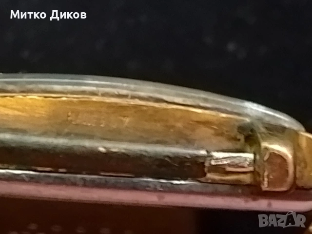 г.Creation 17 jewels incabloc plaque G10 fond asier inoxydable Марков швейц.часовник с датник работи, снимка 8 - Мъжки - 53961638