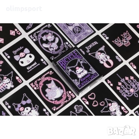 Карти за игра Bicycle Kuromi , снимка 3 - Карти за игра - 54286259