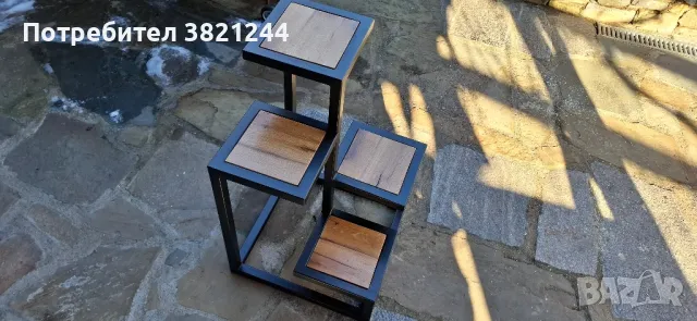 цветарник метален, прахово боядисан , снимка 18 - Градински мебели, декорация  - 47233177