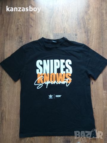 adidas snipes - страхотна мъжка тениска КАТО НОВА Л, снимка 5 - Тениски - 45797876