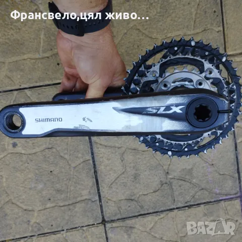 Курбел за велосипед колело Shimano slx fc m 670, снимка 5 - Части за велосипеди - 46991645