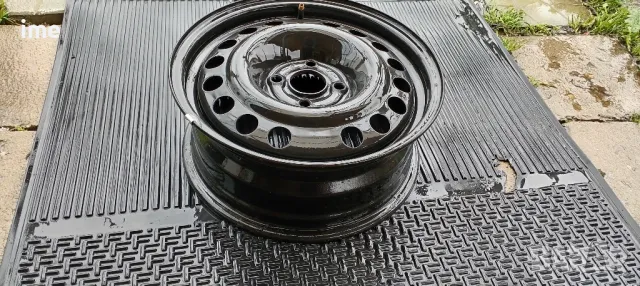 1бр. нова железна джанта 6J15 ET43. 4x100мм. Свалена от Opel Astra. Става и на Corsa, Meriva и др., снимка 10 - Гуми и джанти - 49910280