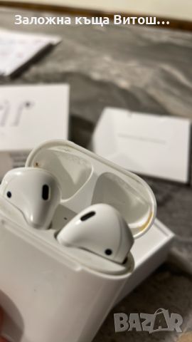 Слушалки Apple Airpods 2 A1602, снимка 5 - Слушалки, hands-free - 46185683