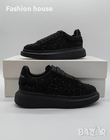 Alexander McQueen черни кецове, снимка 2 - Кецове - 46714279