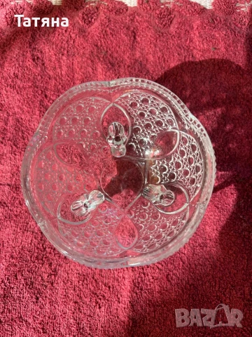 Стъклена купичка за ядки, бонбонки, интериор, снимка 2 - Прибори за хранене, готвене и сервиране - 50803793