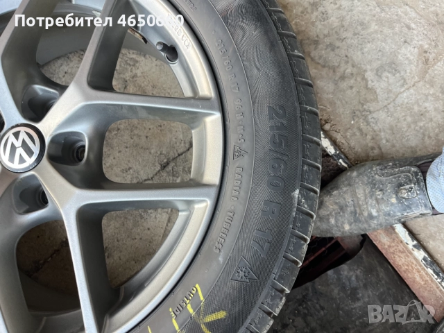 17 цолови алуминиеви джанти за VW, снимка 15 - Гуми и джанти - 52464001