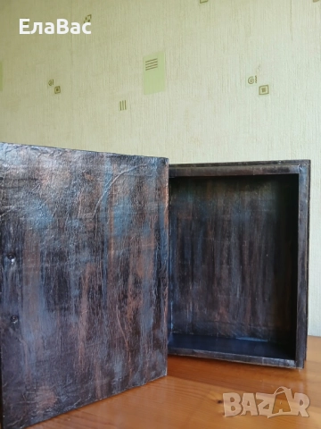 Подаръчна кутия книга от картон, снимка 2 - Ръчно изработени сувенири - 52106005