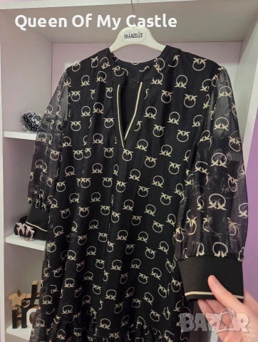 Красива рокля Pinko, снимка 3 - Рокли - 53964687