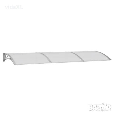 vidaXL Навес за врата, сив, 300x100 см,（SKU:153572, снимка 1 - Други - 47605765