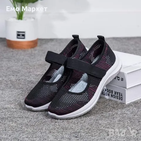 Освежаващ стил: Летни дамски мрежести обувки Sai в черно и бяло, размери: От 36 до 41, снимка 6 - Маратонки - 49410004