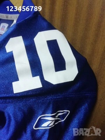 New York Giants Manning #10 Reebok Jersey NFL оригинална тениска фланелка Ню Йорк Манинг , снимка 8 - Тениски - 52666843
