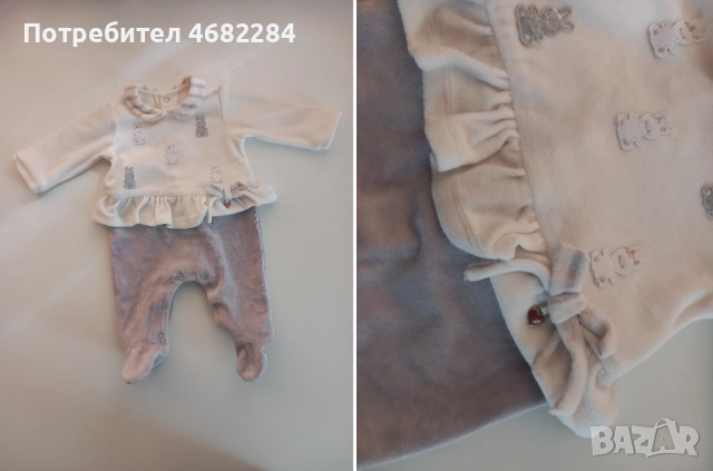 Маркови детски дрешки за бебе момиче 0-3м., снимка 12 - Комплекти за бебе - 52791842