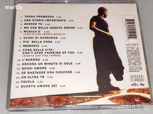 Eros Ramazzotti CD, снимка 3 - CD дискове - 49314372
