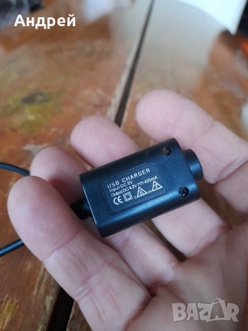 Кабел за зарядно на електронна цигара, снимка 2 - Друга електроника - 53685360