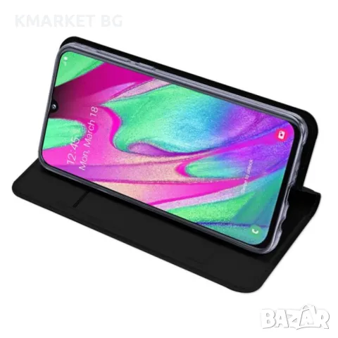 Samsung Galaxy A40 DUX DUCIS Кожен Калъф и Протектор, снимка 7 - Калъфи, кейсове - 48374908