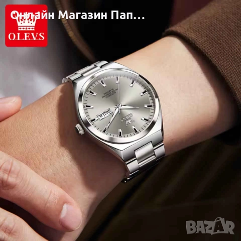 OLEVS 9907 Автоматичен Мъжки Механичен Часовник, снимка 3 - Мъжки - 52426651