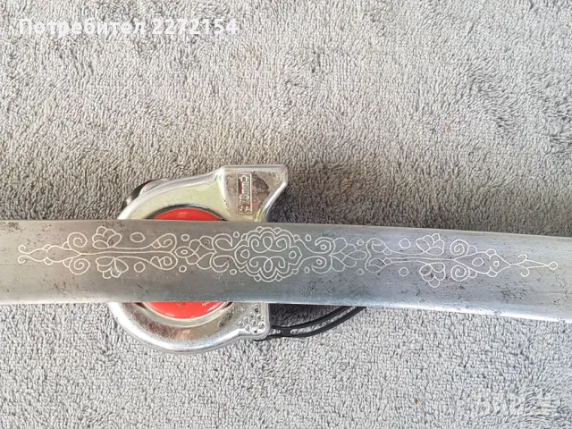 Османски ятаган дамаск, снимка 5 - Антикварни и старинни предмети - 49782496