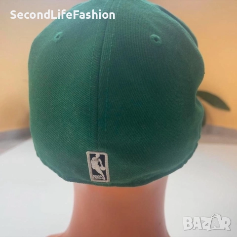 Бейзболна шапка New Era 9FIFTY Boston Celtics NBA, черно зелено размер 7 1/2., снимка 6 - Шапки - 52815446