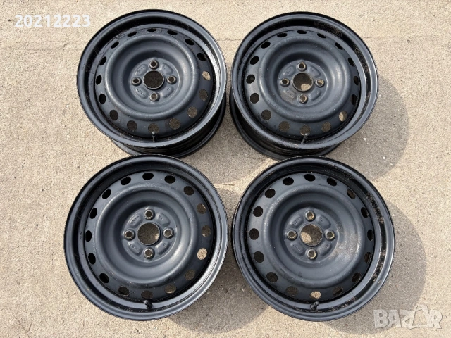 4 броя железни джанти за Toyota Yaris 15