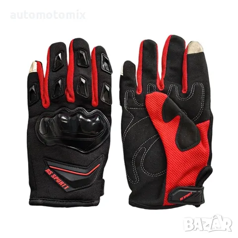 Ръкавици за мотор с протектори L,XL,XXL - Червени, 2броя, снимка 3 - Аксесоари и консумативи - 50409407