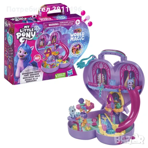 Комплект за игра My Little Pony - Mini World Magic: Bridlewood Forest, снимка 3 - Играчки за стая - 49399117