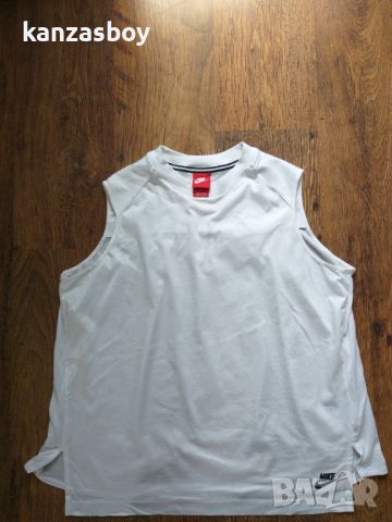 Nike Sportswear Bonded Tank White - страхотен дамски потник Л, снимка 5 - Потници - 45438953