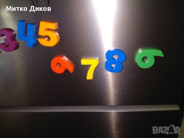 Детски цифри и букви магнитни над 50 броя, снимка 5 - Образователни игри - 46128943