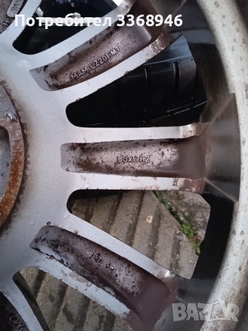 Джанти 17" 4x100 с гуми Tomason 215/45/17, снимка 6 - Гуми и джанти - 52867359